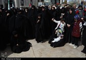 تشییع پیکر 17 شهید حمله آمریکایی صهیونی به منطقه مسکونی پردیسان قم