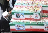 تشییع پیکر 17 شهید حمله آمریکایی صهیونی به منطقه مسکونی پردیسان قم