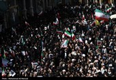 تشییع پیکر 17 شهید حمله آمریکایی صهیونی به منطقه مسکونی پردیسان قم