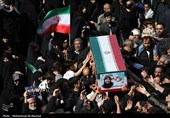 تشییع پیکر 17 شهید حمله آمریکایی صهیونی به منطقه مسکونی پردیسان قم