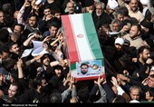 تشییع پیکر 17 شهید حمله آمریکایی صهیونی به منطقه مسکونی پردیسان قم