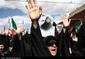 تشییع پیکر 17 شهید حمله آمریکایی صهیونی به منطقه مسکونی پردیسان قم