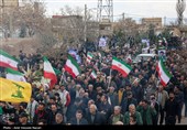 تشییع پیکر مطهر 4 شهید وطن در قمیک تاکستان