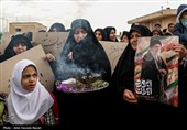 تشییع پیکر مطهر 4 شهید وطن در قمیک تاکستان