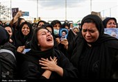 تشییع پیکر مطهر 4 شهید وطن در قمیک تاکستان