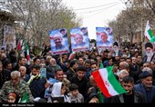 تشییع پیکر مطهر 4 شهید وطن در قمیک تاکستان