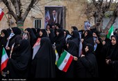 تشییع پیکر مطهر 4 شهید وطن در قمیک تاکستان