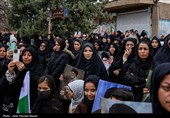 تشییع پیکر مطهر 4 شهید وطن در قمیک تاکستان