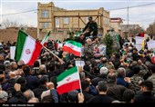 تشییع پیکر مطهر 4 شهید وطن در قمیک تاکستان