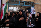 تشییع پیکر مطهر 4 شهید وطن در قمیک تاکستان