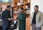 تقدیر سپاه حضرت عباس(ع) از شهردار اردبیل