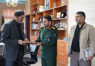 تقدیر سپاه حضرت عباس(ع) از شهردار اردبیل