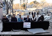 نشست‌خبری محل بمباران دانشگاه‌ علم و صنعت توسط رژیم صهیونیستی و آمریکا