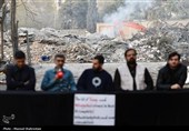 نشست‌خبری محل بمباران دانشگاه‌ علم و صنعت توسط رژیم صهیونیستی و آمریکا