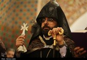 تشییع پیکر  شهید ارمنی جنگ رمضان در اصفهان