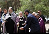 تشییع پیکر  شهید ارمنی جنگ رمضان در اصفهان