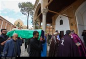 تشییع پیکر  شهید ارمنی جنگ رمضان در اصفهان