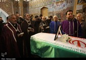 تشییع پیکر  شهید ارمنی جنگ رمضان در اصفهان