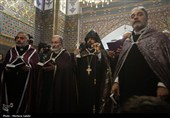 تشییع پیکر  شهید ارمنی جنگ رمضان در اصفهان