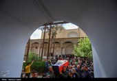 تشییع پیکر  شهید ارمنی جنگ رمضان در اصفهان