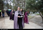 تشییع پیکر  شهید ارمنی جنگ رمضان در اصفهان