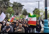 تشییع باشکوه شهدای حمله وحشیانه آمریکایی_صهیونیستی در شهر ری