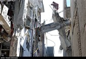 آثار جنایت آمریکا و اسرائیل در منطقه مسکونی 13 آبان شهر ری تهران