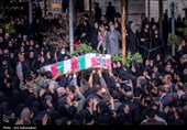 تشییع پیکر شهید احمد میرزاوند - لرستان