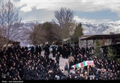 تشییع پیکر شهید احمد میرزاوند - لرستان