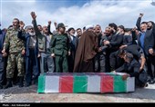 تشییع پیکر شهید احمد میرزاوند - لرستان