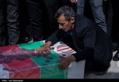 تشییع پیکر شهید احمد میرزاوند - لرستان