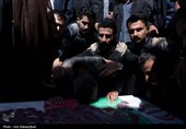 تشییع پیکر شهید احمد میرزاوند - لرستان