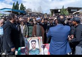 تشییع پیکر شهید احمد میرزاوند - لرستان