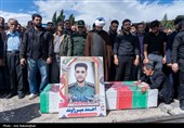 تشییع پیکر شهید احمد میرزاوند - لرستان