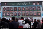 پرچم گنبد حرم امام حسین (ع) مرهم داغ خانواده شهدای میناب