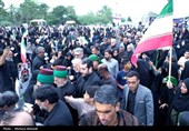 پرچم گنبد حرم امام حسین (ع) مرهم داغ خانواده شهدای میناب