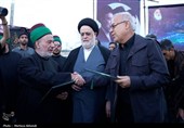 پرچم گنبد حرم امام حسین (ع) مرهم داغ خانواده شهدای میناب