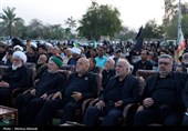 پرچم گنبد حرم امام حسین (ع) مرهم داغ خانواده شهدای میناب