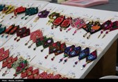 نمایشگاه صنایع دستی هم های سنتی در قزوین