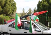 کاروان خودرویی 40 کیلومتری مردم کرمان در 12 فروردین
