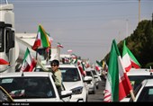 کاروان خودرویی 40 کیلومتری مردم کرمان در 12 فروردین