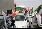کاروان خودرویی 40 کیلومتری مردم کرمان در 12 فروردین
