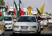 کاروان خودرویی 40 کیلومتری مردم کرمان در 12 فروردین