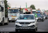 کاروان خودرویی 40 کیلومتری مردم کرمان در 12 فروردین