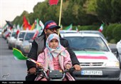 کاروان خودرویی 40 کیلومتری مردم کرمان در 12 فروردین