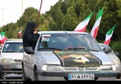 کاروان خودرویی 40 کیلومتری مردم کرمان در 12 فروردین