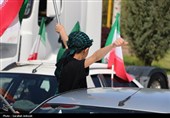 کاروان خودرویی 40 کیلومتری مردم کرمان در 12 فروردین