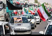 کاروان خودرویی 40 کیلومتری مردم کرمان در 12 فروردین