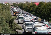 کاروان خودرویی 40 کیلومتری مردم کرمان در 12 فروردین