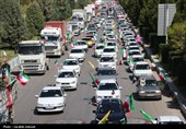 کاروان خودرویی 40 کیلومتری مردم کرمان در 12 فروردین